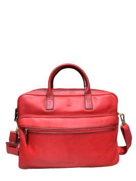 Katana 31163 - CUIR DE VACHETTE - ROUGE katana cuir gras porte documents m 15"