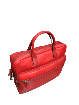 Katana 31163 - CUIR DE VACHETTE - ROUGE katana cuir gras porte documents m 15"