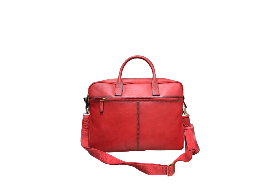 Katana 31163 - CUIR DE VACHETTE - ROUGE katana cuir gras porte documents m 15"