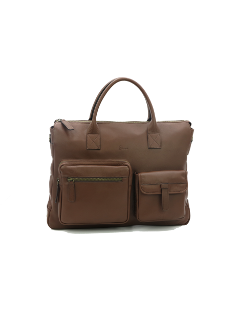 Patrick Blanc 460003 - CUIR DE VACHETTE - CHAT charly porte documents sac-business