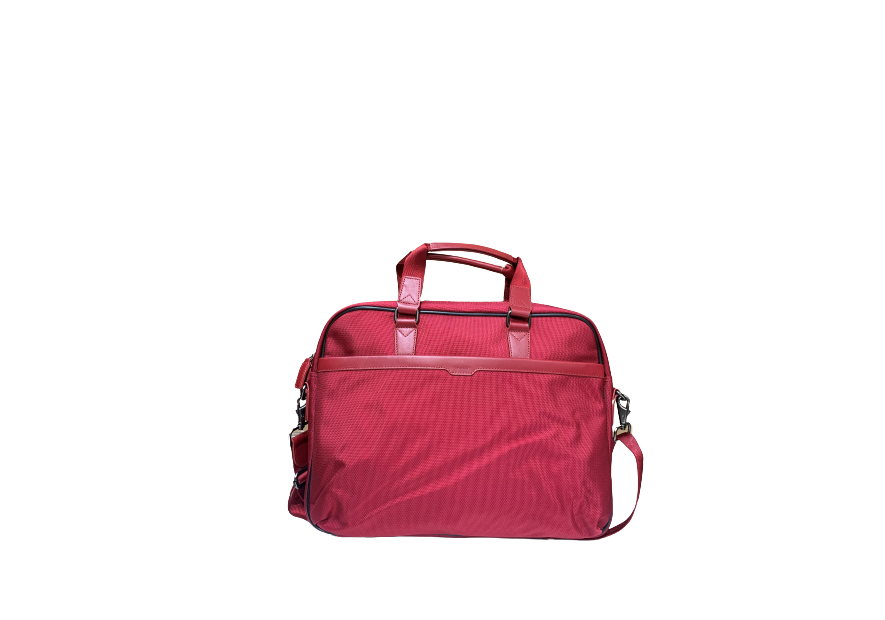 Katana 16828 - NYLON/CUIR - ROUGE katana bi-matière porte documents 15"