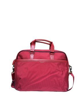 Katana 16828 - NYLON/CUIR - ROUGE katana bi-matière porte documents 15"