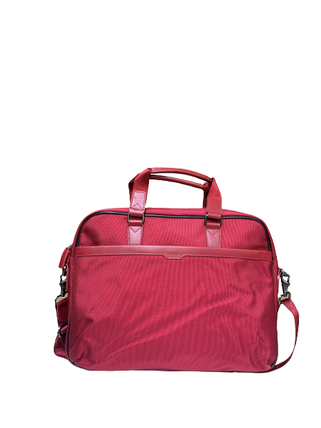 Katana 16828 - NYLON/CUIR - ROUGE katana bi-matière porte documents 15" sac-business