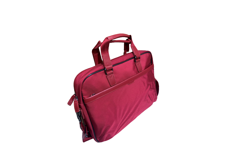 Katana 16828 - NYLON/CUIR - ROUGE katana bi-matière porte documents 15"