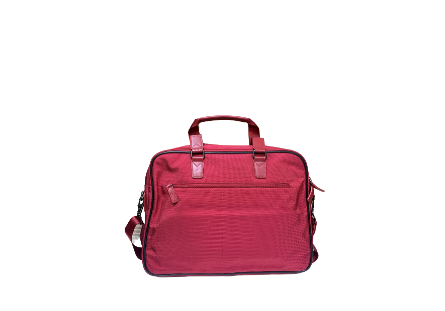 Katana 16828 - NYLON/CUIR - ROUGE katana bi-matière porte documents 15"
