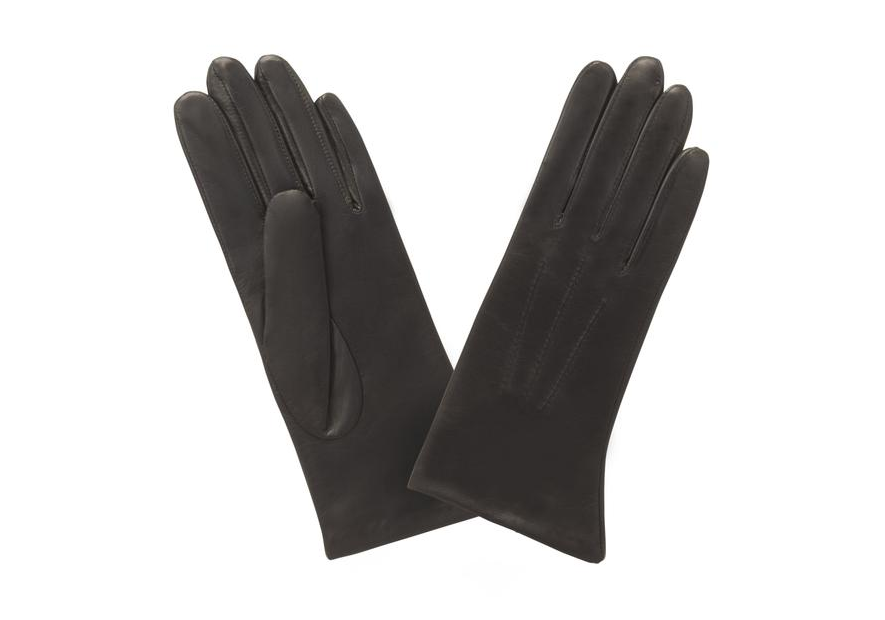 Glove Story 61026SN - AGNEAU - NOIR -trois baguette-gants femme