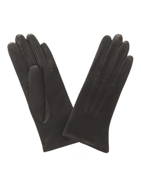 Glove Story 61026SN gants femme cuir doublé soie 3 nervures gants femme