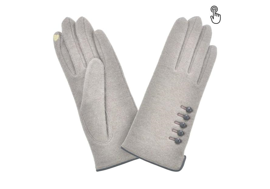Glove Story 31119NF - LAINE/NYLON - TAUPE glove story-gants laine-ganst femme