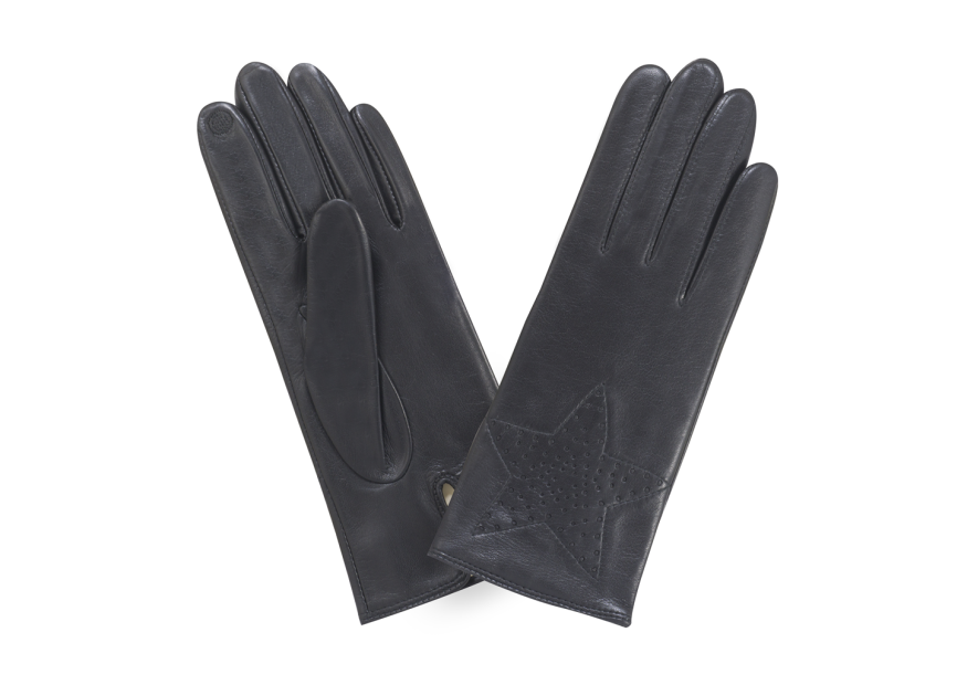 Glove Story 21529SN - AGNEAU - NOIR glove story etoile gants femme tactile