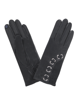 Glove Story 21532SN - AGNEAU - NOIR glove story oeillets gants femme tactile