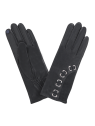 Glove Story 21532SN - AGNEAU - NOIR glove story oeillets gants femme tactile gants-femme