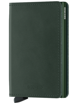 Secrid SO - CUIR DE VACHETTE - GREEN porte cartes slimwallet