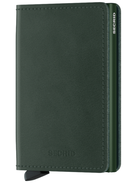 Secrid SO - CUIR DE VACHETTE - GREEN porte cartes slimwallet porte-cartes