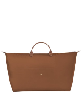 Longchamp 1625089 - NYLON ET CUIR - COGNAC sac de voyage m le pliage original Sacs de voyage