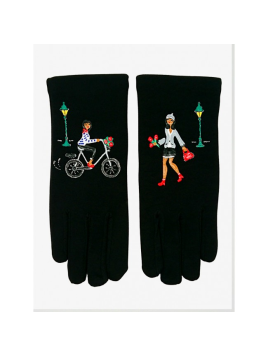 Quand les poules auront des gants GTA - POLYAMIDE - LES CITADINES gants femme taille unique quand les poules auront gants fem...