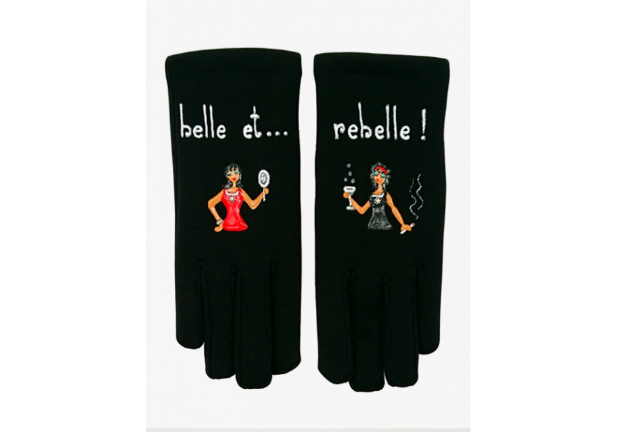 Quand les poules auront des gants GTA - POLYAMIDE - BELLE ET REBEL gants femme taille unique quand les poules auront gants fe...