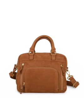 Nat & Nin MINI MACY - CUIR DE VACHETTE - É mini macy porté travers