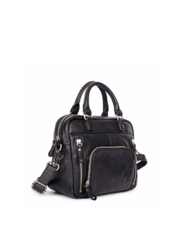 Nat & Nin MINI MACY - CUIR DE VACHETTE - N mini macy porté travers