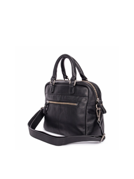 Nat & Nin MINI MACY - CUIR DE VACHETTE - N mini macy porté travers