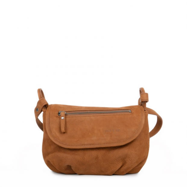 Nat & Nin JENNY - CUIR DE VACHETTE - EPICE jenny-gibeicière m sac-porte-travers