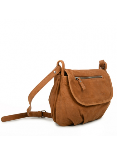 Nat & Nin JEN - CUIR DE VACHETTE - EPICE jen-gibecière s sac-porte-travers