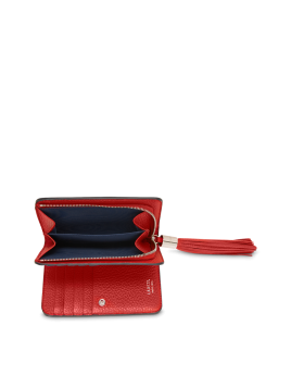 Lancel A11136 - CUIR DE VACHETTE - ROUG Premier Flirt de Lancel - Portefeuille compact