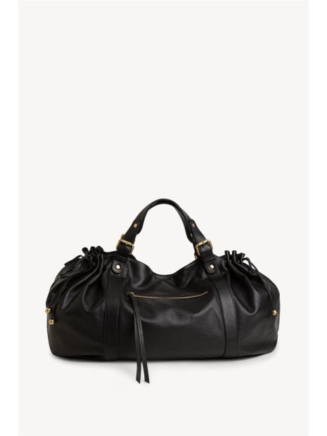 Gerard Darel 72H/410 - CUIR DE VACHETTE - NOI gérard darel 72 heures bagage sacs-de-voyage