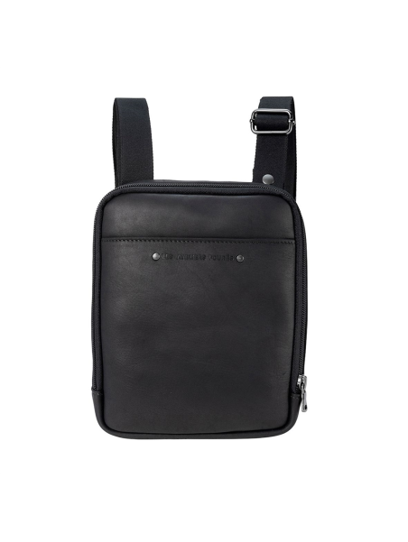Les Ateliers Foures 9227 - CUIR DE VACHETTE - NOIR sac homme double zip baroudeur les ateliers fourès