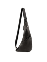 Lancaster 320-17 - CUIR DE VACHETTE - NOIR banane epaule soft vintage banane-d-epaule