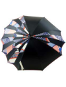 Guy De Jean LPF44 - POLYESTER - MARINE MULTI le parapluie français étoile parapluie