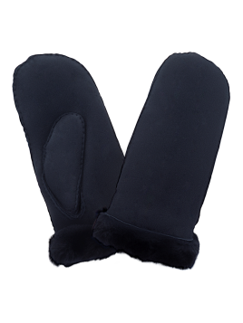 Glove Story 21469SH - AGNEAU - DEEP BLEU glove story-mouffle shearling-femme