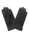 Glove Story 22074LA - CUIR D'AGNEAU - NOIR glove story-doublé lapin-gants homme gants-homme