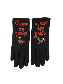Quand les poules auront des gants GTL - POLYAMIDE - QUAND LES POUL gants taille unique quand les poules auront des ga gants f...