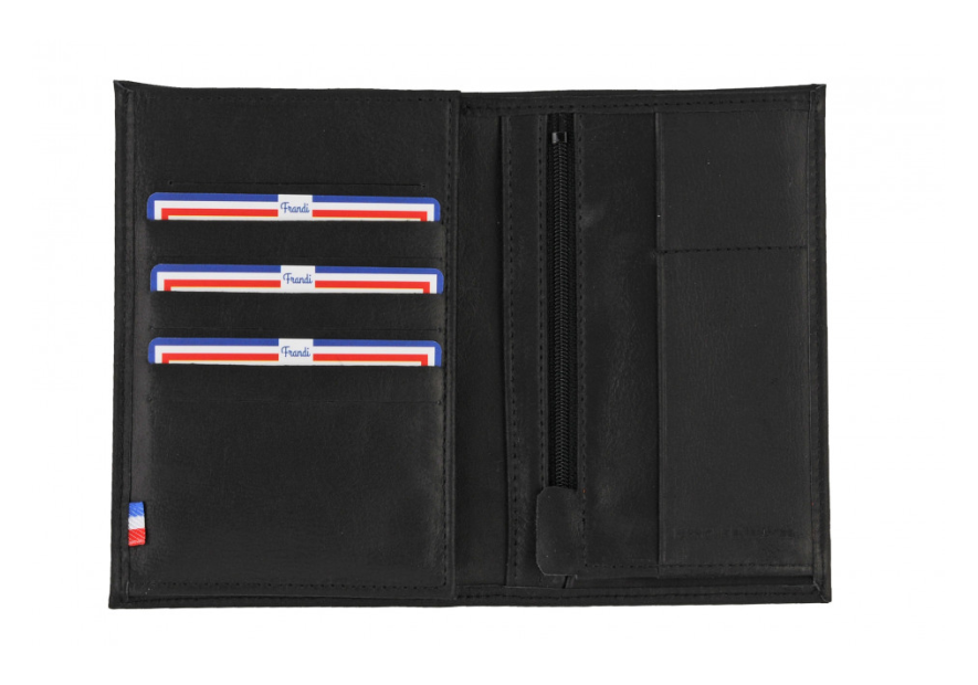 Frandi 930/5 RFID portefeuille cuir homme double volets cartes Portefeuille Homme
