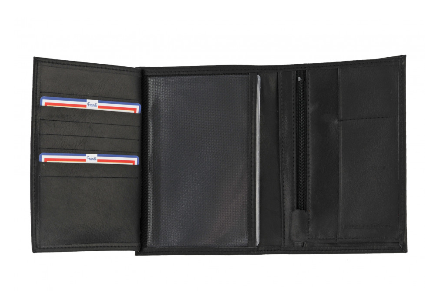 Frandi 930/5 RFID portefeuille cuir homme double volets cartes Portefeuille Homme