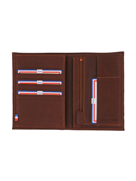 Frandi 930/5 RFID - CUIR DE VACHETTE -  portefeuille cuir homme double volets cartes Portefeuille Homme