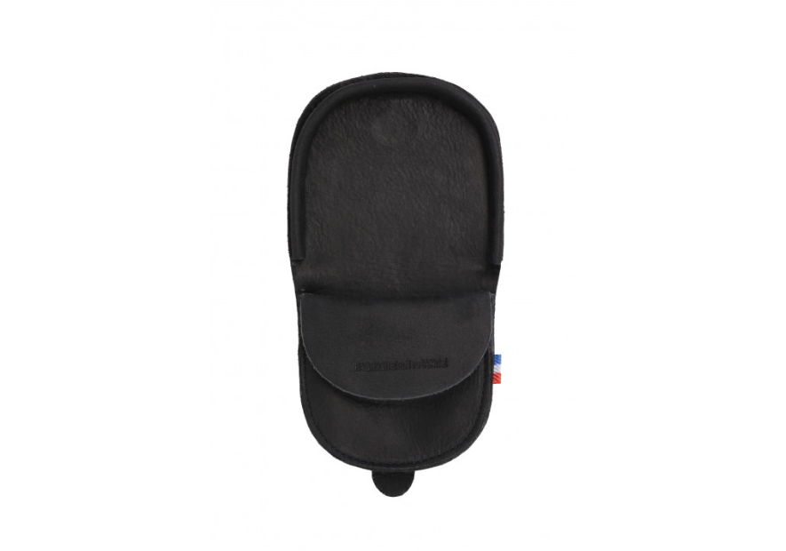 Frandi 704/5 - CUIR DE VACHETTE - NOIR porte monnaie cuvette authentic pm homme