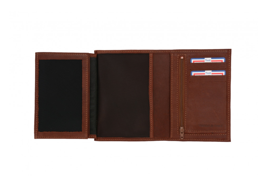 Frandi 787/5 RFID - CUIR DE VACHETTE -  portefeuille homme 11 cartes authentic Portefeuille Homme
