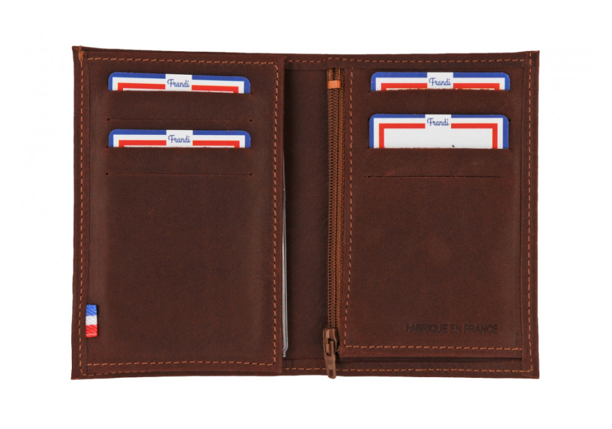 Frandi 929/5 RFID - AUTHENTIQUE CUIR GR frandi authentic portefeuille européen rfid Portefeuille Homme