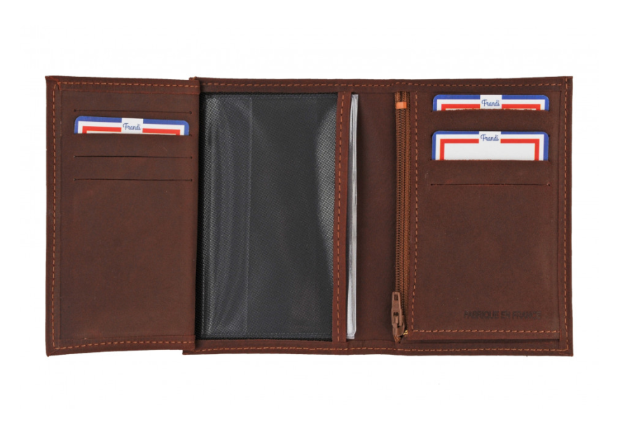 Frandi 929/5 RFID - AUTHENTIQUE CUIR GR frandi authentic portefeuille européen rfid Portefeuille Homme