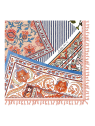 Longchamp 50592/SOI - SOIE - ORANGE. longchamp foulard un été en provence carre-de-soie