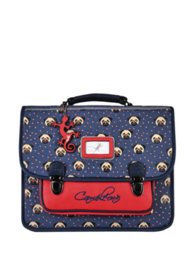 Caméléon RET-CA35 - POLYESTER RECYCLÉ - B cartable enfant 2 compartiments retro cartable Scolaire