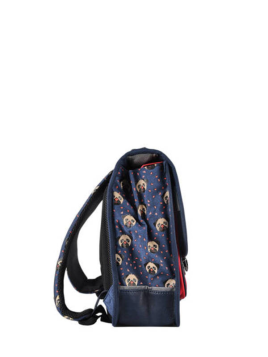 Caméléon RET-CA35 - POLYESTER RECYCLÉ - B cartable enfant 2 compartiments retro cartable Scolaire