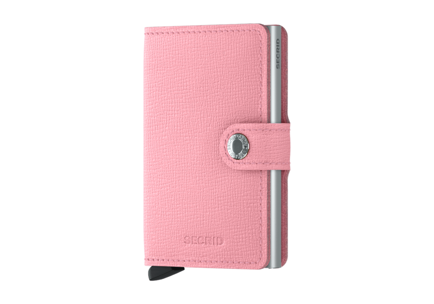 Secrid MC - CUIR DE VACHETTE - ROSE porte cartes miniwallet crisple porte cartes