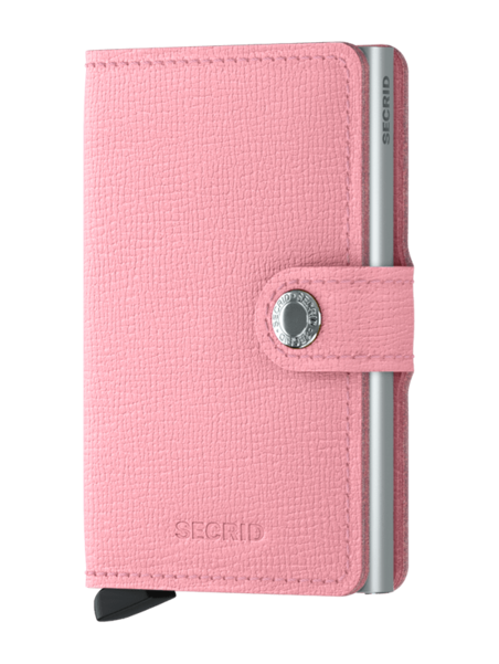 Secrid MC - CUIR DE VACHETTE - ROSE porte cartes miniwallet crisple porte cartes