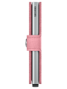 Secrid MC - CUIR DE VACHETTE - ROSE porte cartes miniwallet crisple porte-cartes