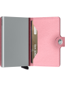 Secrid MC - CUIR DE VACHETTE - ROSE porte cartes miniwallet crisple porte-cartes