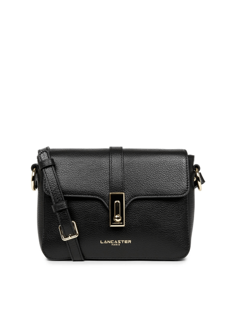 Lancaster 547-40 - CUIR DE VACHETTE - NOIR lancaster foulonné milano sac rabat carré s Sacs à mains Lancaster 547-40 - CUIR DE VACHETTE - NOIR lancaster foulonné milano sac rabat carré s sacs-a-mains