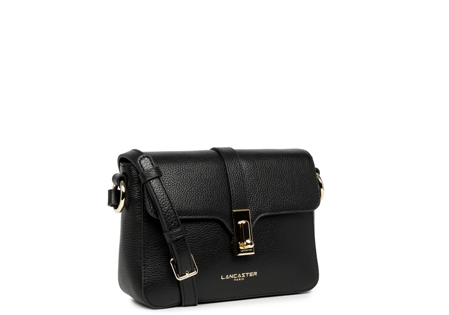 Lancaster 547-40 - CUIR DE VACHETTE - NOIR lancaster foulonné milano sac rabat carré s Sacs à mains Lancaster 547-40 - CUIR DE VACHETTE - NOIR lancaster foulonné milano sac rabat carré s Sacs à mains