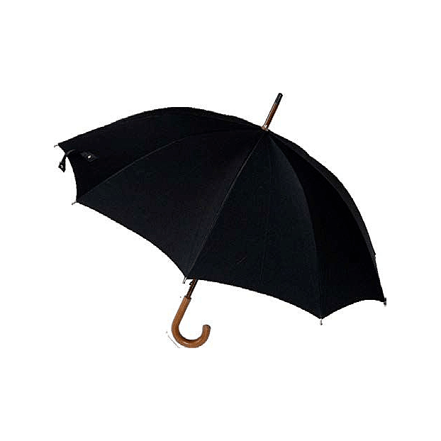 Guy De Jean GDJ AUTEUIL - POLYESTER - NOIR parapluie canne homme auteuil Parapluies